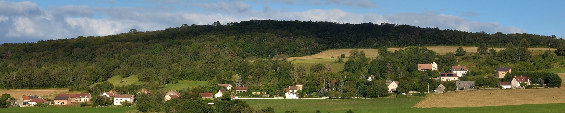 Photo panoramique du hameau de Poisot